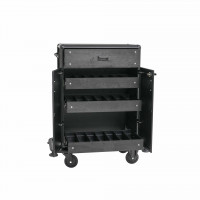 Großer Edelstahl-Wäschewagen (90x65x80 Cm) Klappbar Mit Rollen - 400 Liter Fassungsvermögen, Perfekt Für Hotel & Zuhause